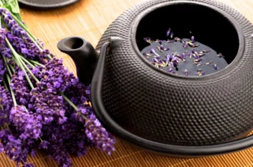 lavender preparing to be boiled